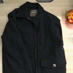 Private White Merino Bomber Jacket size 3